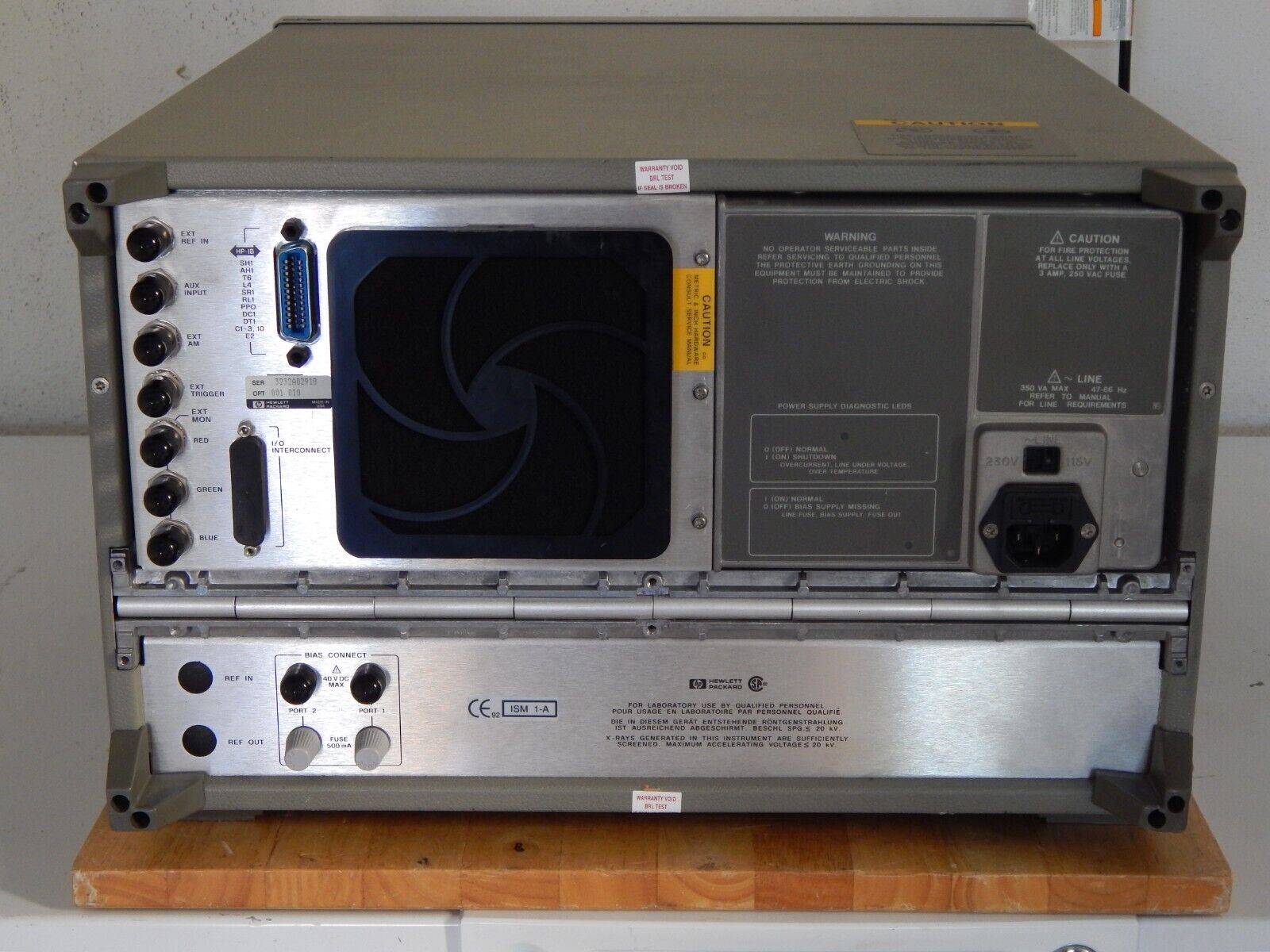 Agilent/Keysight 8722C w/001, 010 s/n 3232A02918 Network Analyzer, 50Mhz-40GHz Agilent/Keysight 8722C w/001, 010 s/n 3232A02918 Network Analyzer, 50Mhz-40GHz
